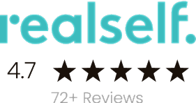 RealSelf rating and review count graphic.