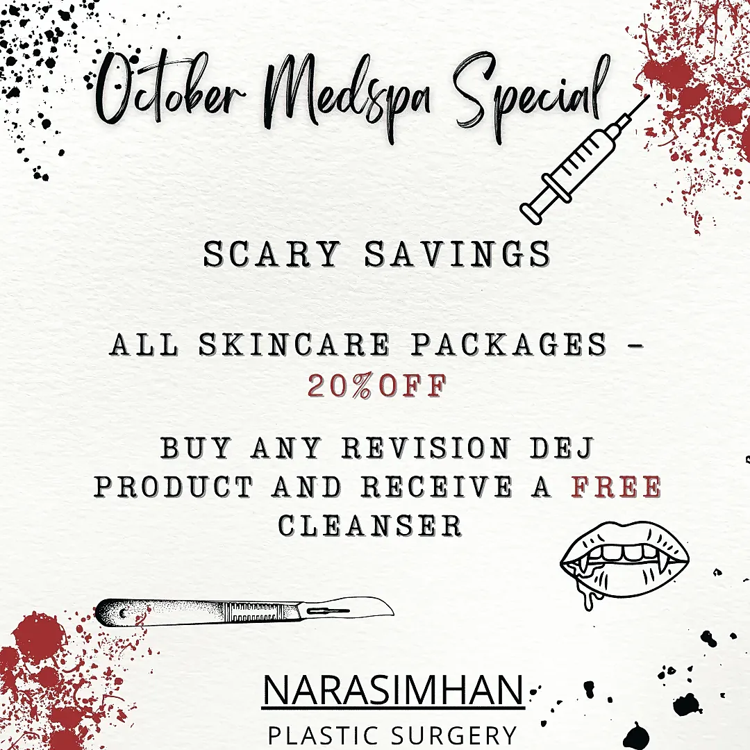 October Medspa special offers and promotions.